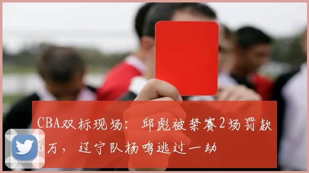 CBA双标现场:邱彪被禁赛2场罚款6万,辽宁队杨鸣逃过一劫
